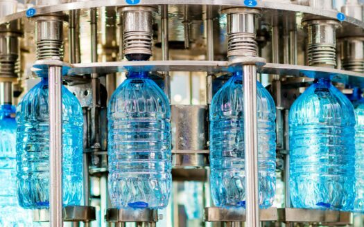 The bottled water production factory in Spain!